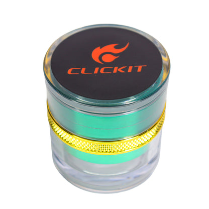 6 pcs – CLICKIT 2.5-Inch Metallic Gold Belt Grinders, Assorted Colors Wholesale | MG-010
