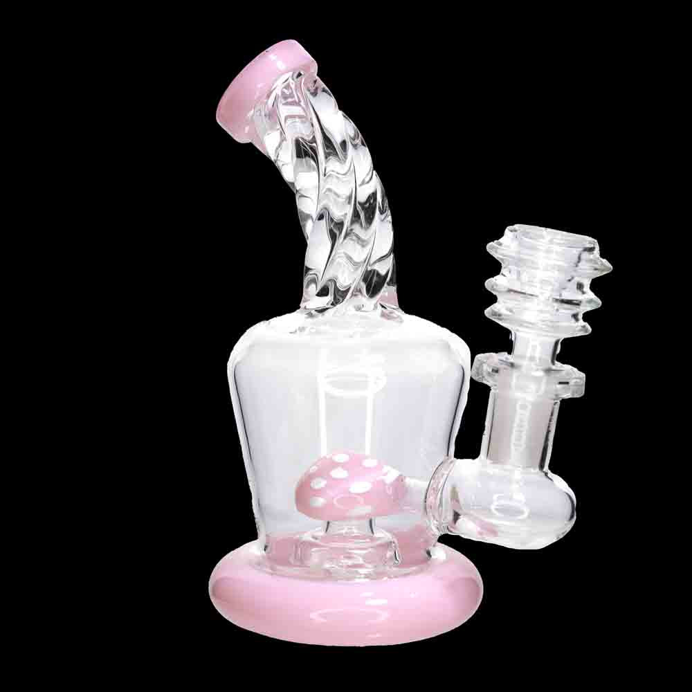 🍄 Pastel Mushroom Mini Water Pipe – 6 Inch | Cute Novelty Compact Bong