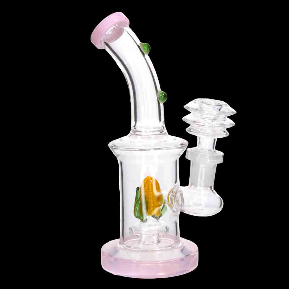 7" Corn Perc Rig Water Pipe | Wholesale Glass Bongs