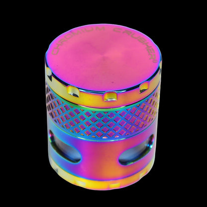 6-Piece Display – Chromium Crusher® Rainbow Diamond Ex Storage EZ Grip Grinders | 70395RD