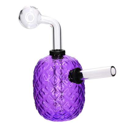 5 In - Multicolor Pineapple Glass Oil Burner
