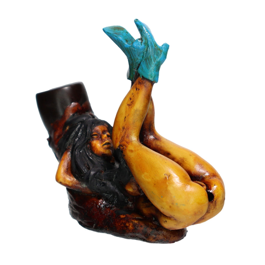 5 Inch Novelty Reclining Figure Bamboo Bong
