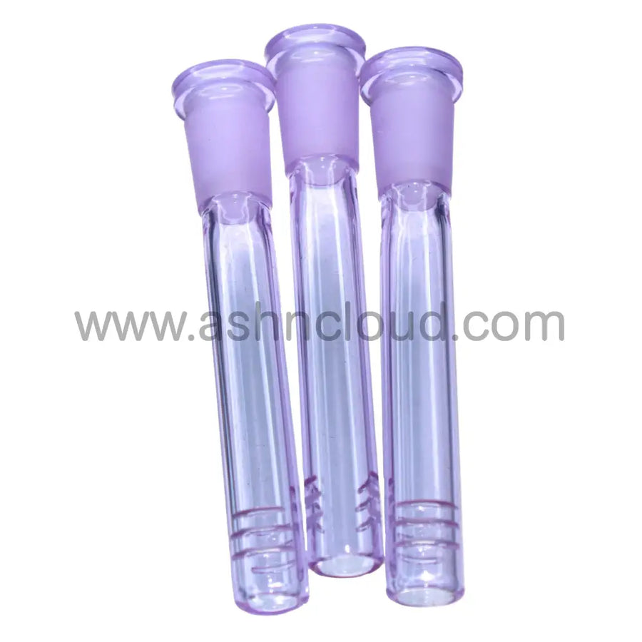 3.5 Inch Purple Glass Downstem