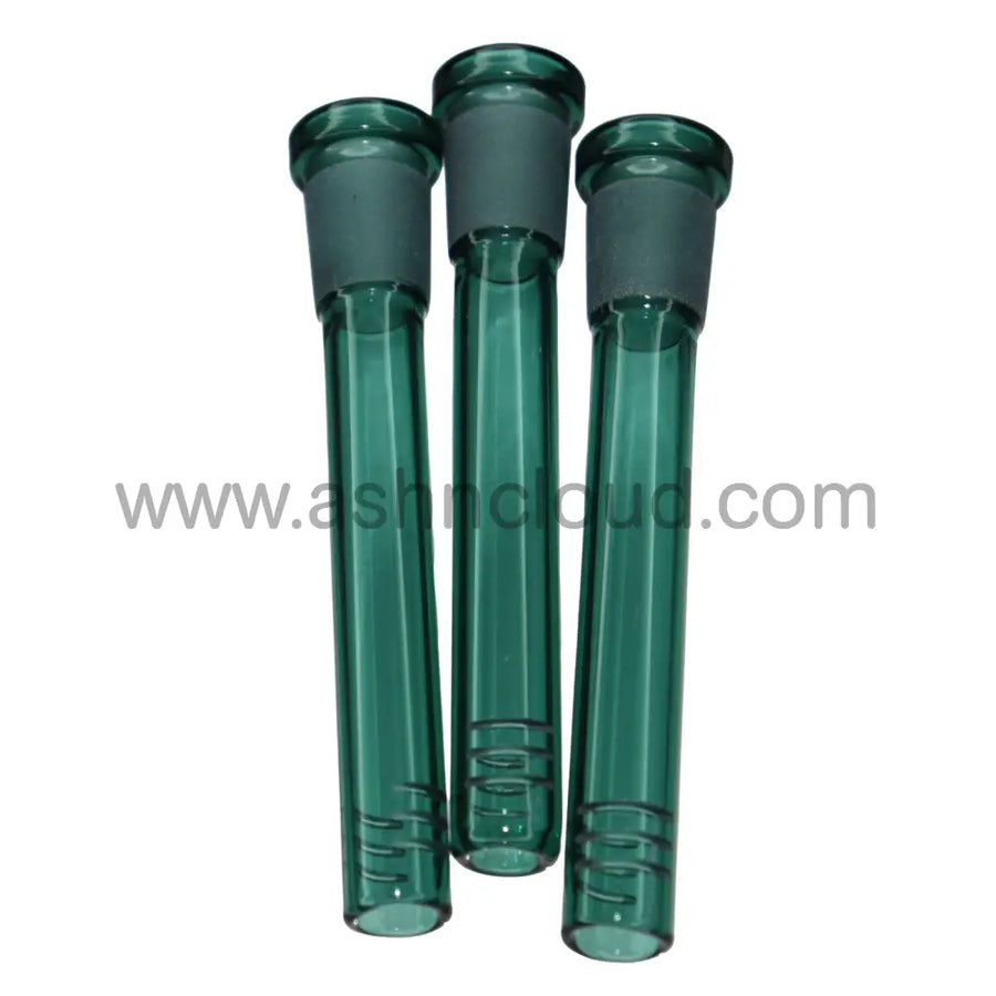 3.5 Inch Teal Glass Downstem