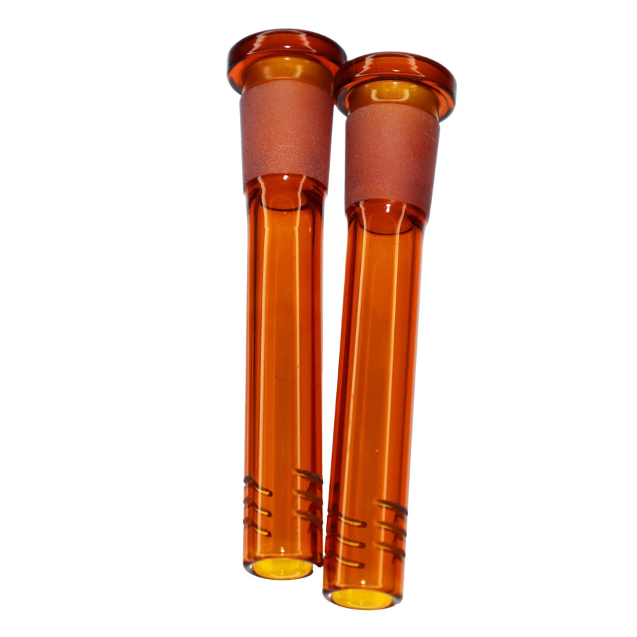 3 Inch Brown Glass Downstem