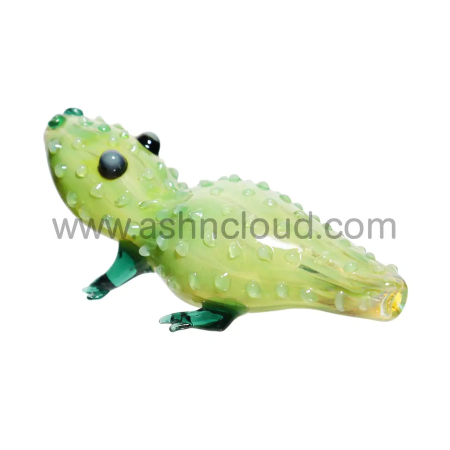 3 Inch Baby Frog Design Glass Hand Pipe