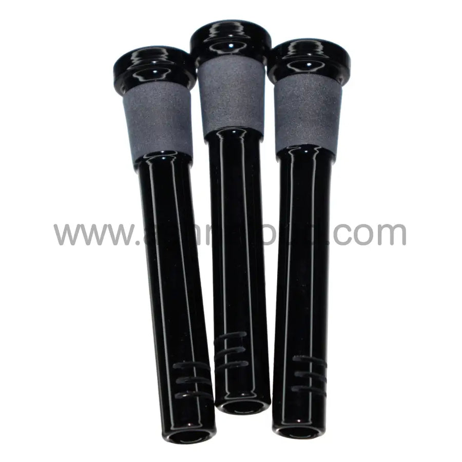 3 Inch Black Glass Downstem