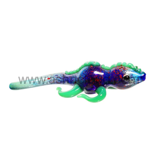 3 In - Gecko Multicolor Glass Hand Pipe