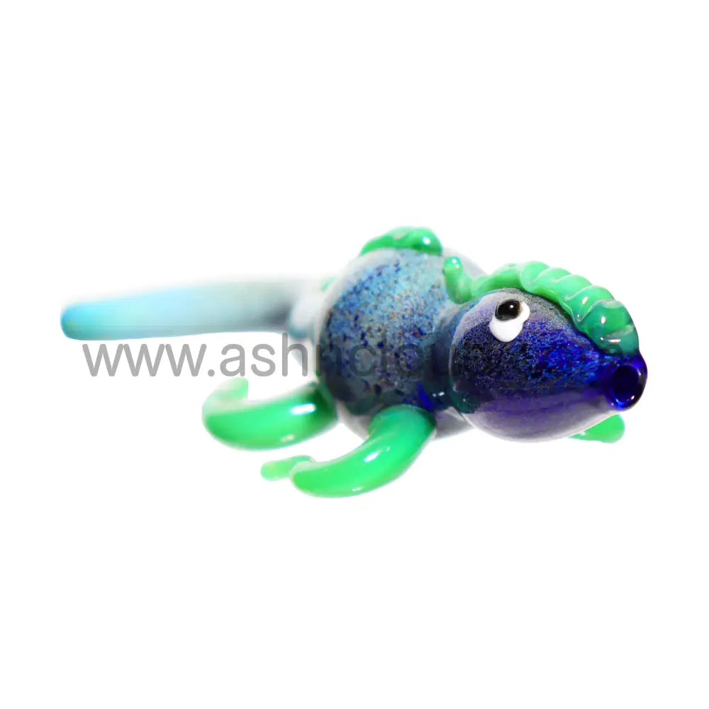 3 In - Gecko Multicolor Glass Hand Pipe