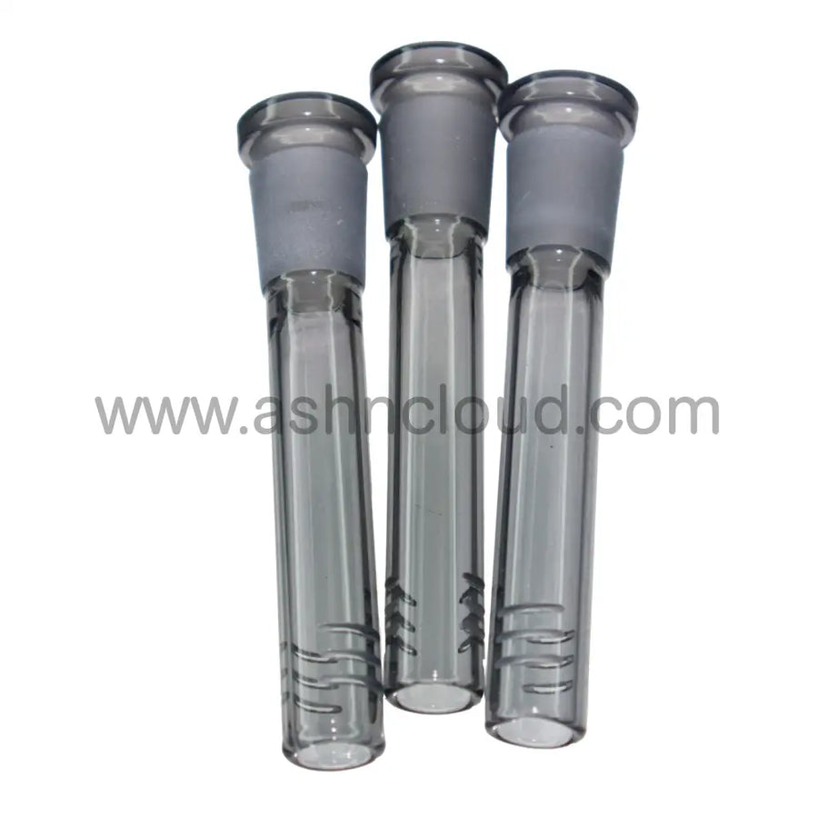 3 Inch Grey Glass Downstem