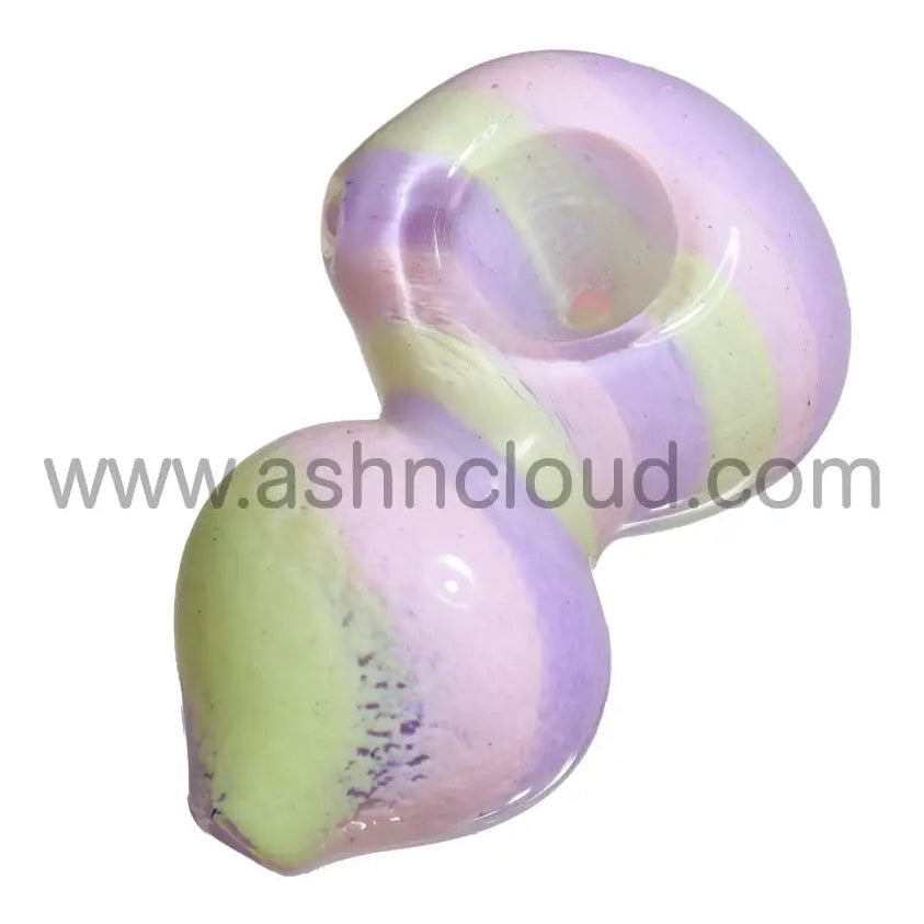 4 Inch Pastel Swirl Glass Spoon Pipe