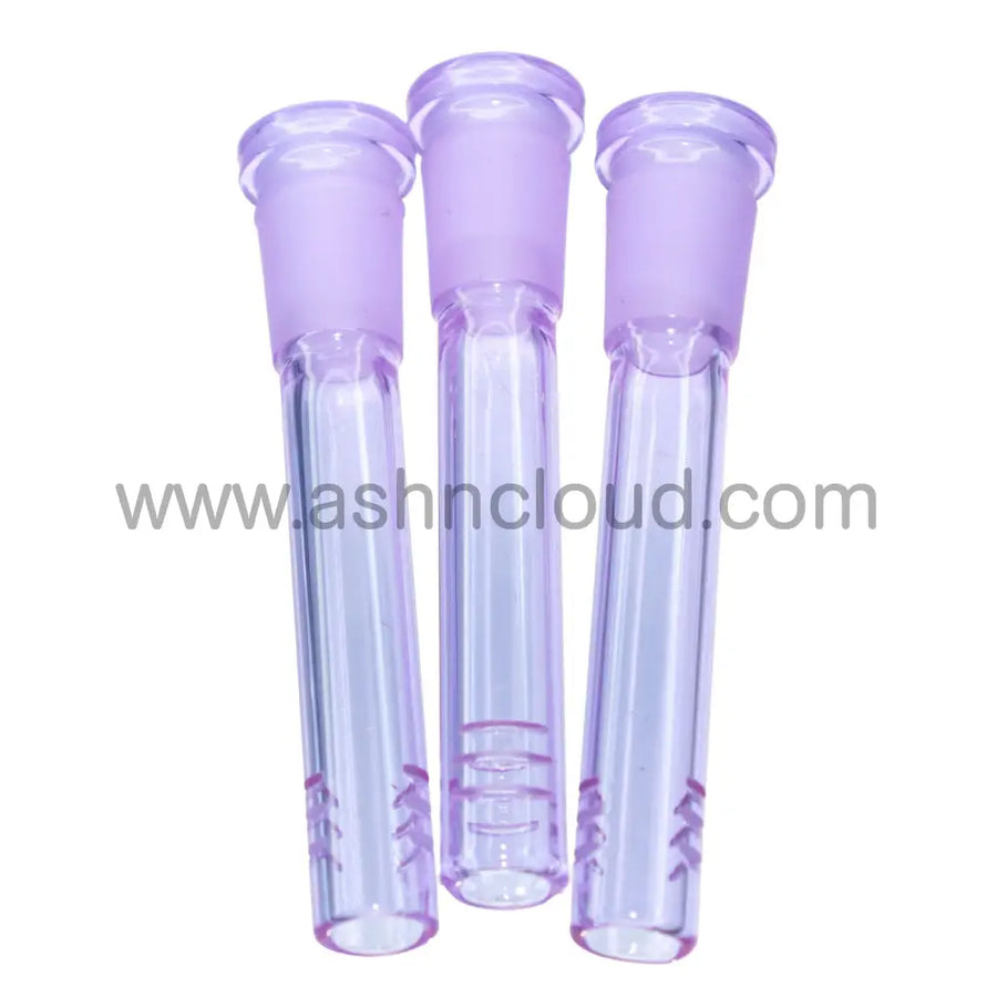 3 Inch Purple Glass Downstem