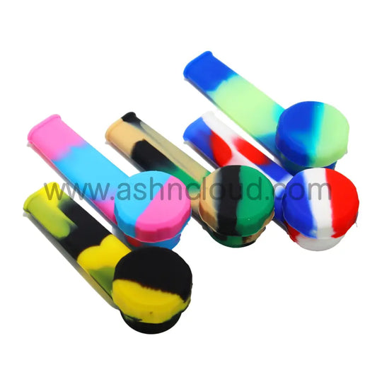 3 In - Silicone Hand Pipe Multicolor