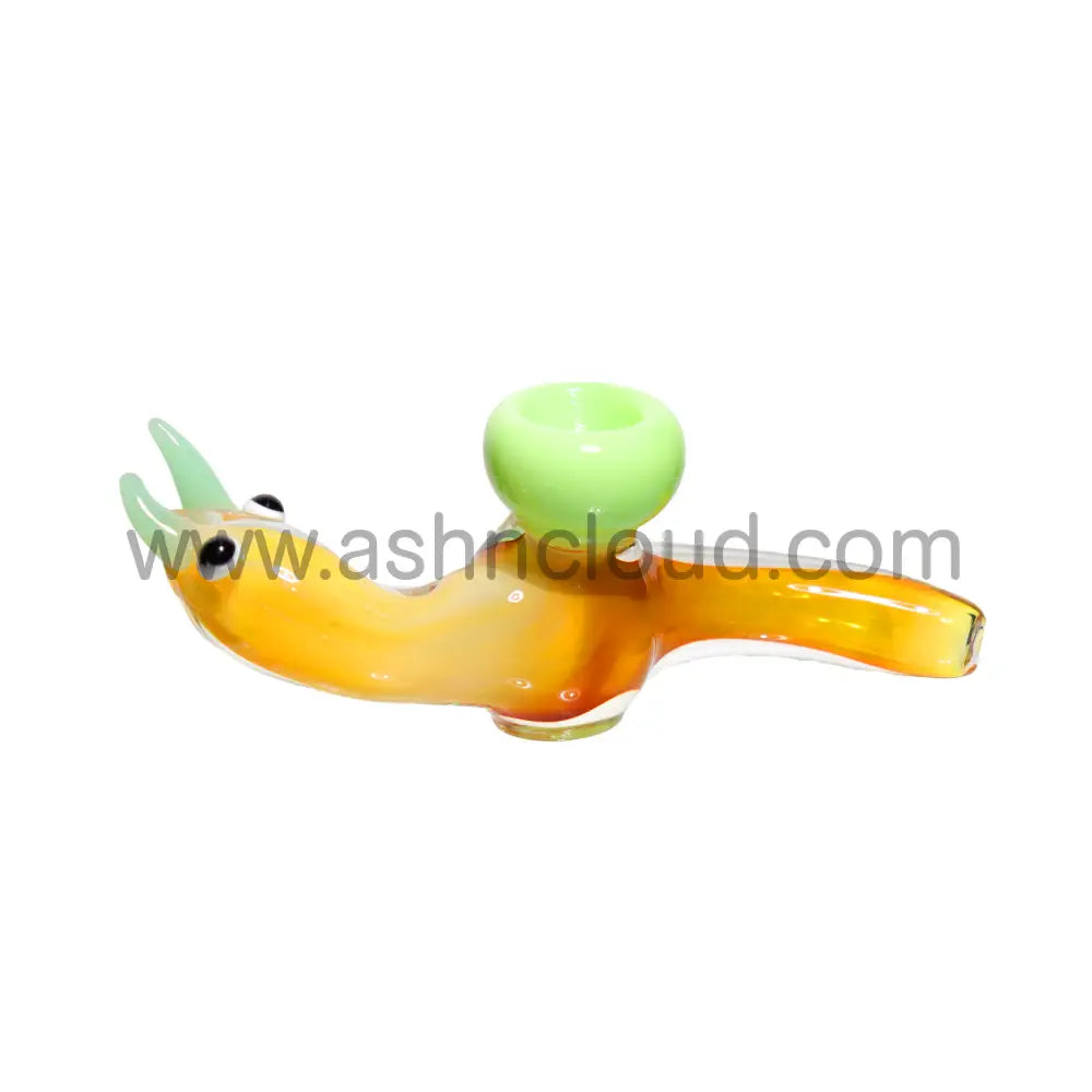 3 In - Worm Glass Hand Pipe