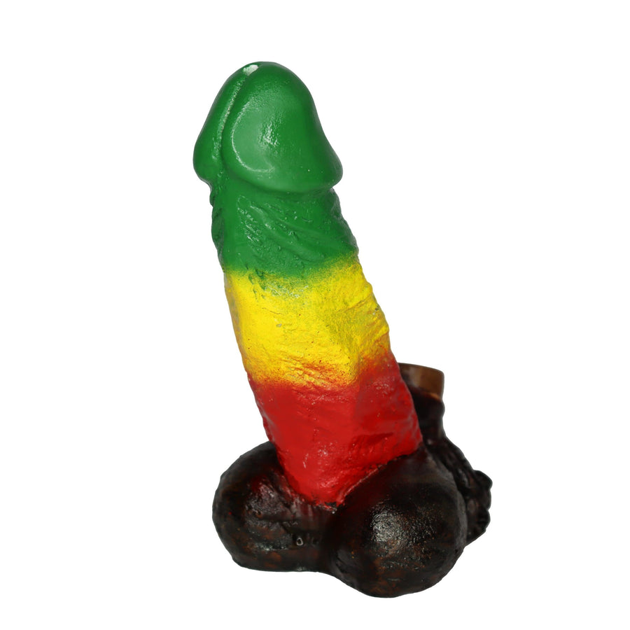 7 Inch Rasta Novelty Handmade Glass Bong