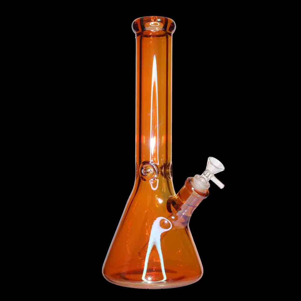 14" Classic Beaker Glass Water Pipe | Thick Heavy Glass