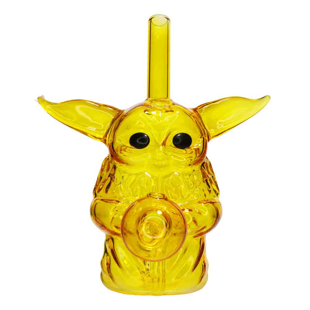 6" Baby Yoda Oil Burner Water Pipe – Assorted Colors | Wholesale