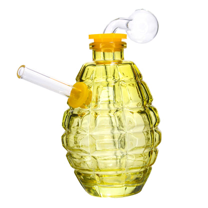 7 in - Granade Glass Oil Burner Water Pipe