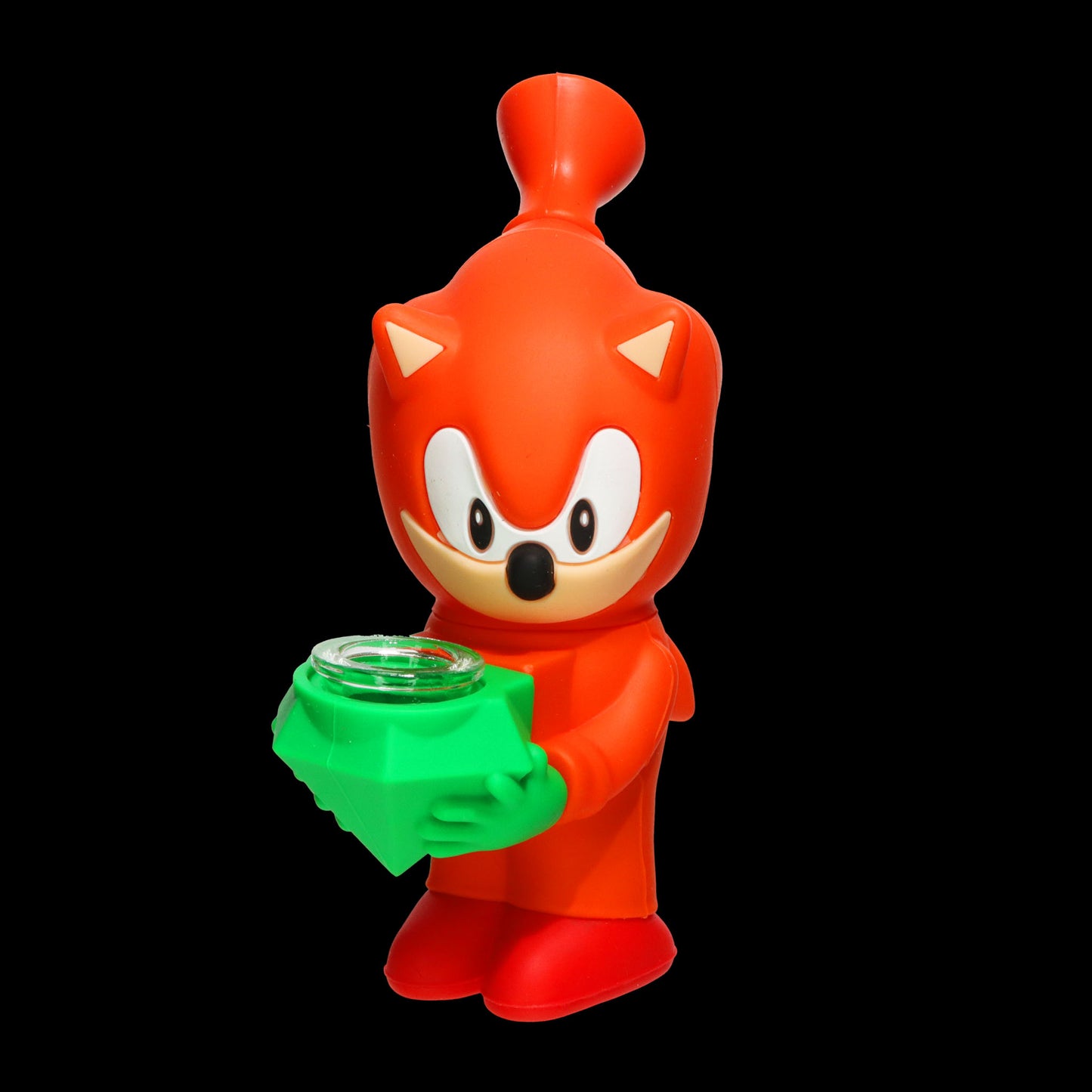 Speedy Hedgehog Hero Silicone Hand Pipe with Glass Bowl – Wholesale