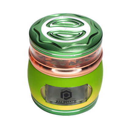 6 pcs -  2.5" 63mm Click it Fancy Design 4 Layer Grinder MG-122