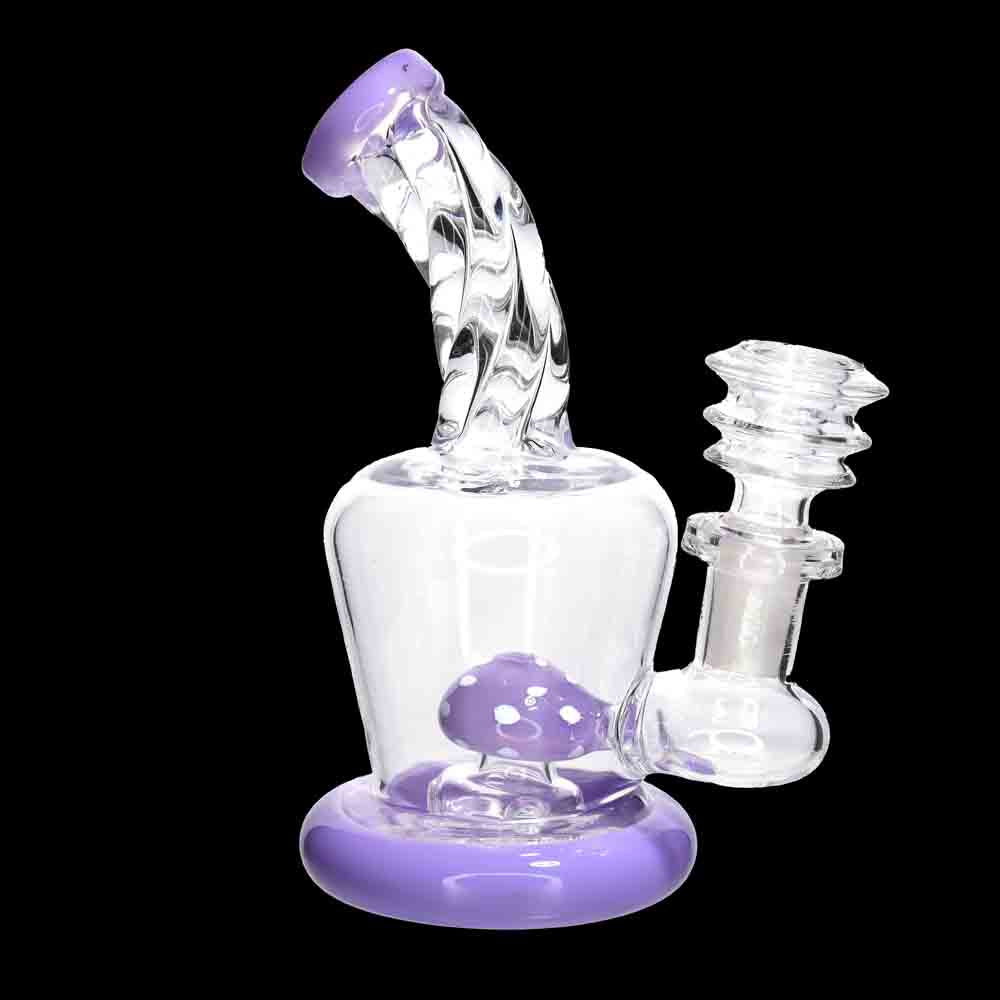 🍄 Pastel Mushroom Mini Water Pipe – 6 Inch | Cute Novelty Compact Bong