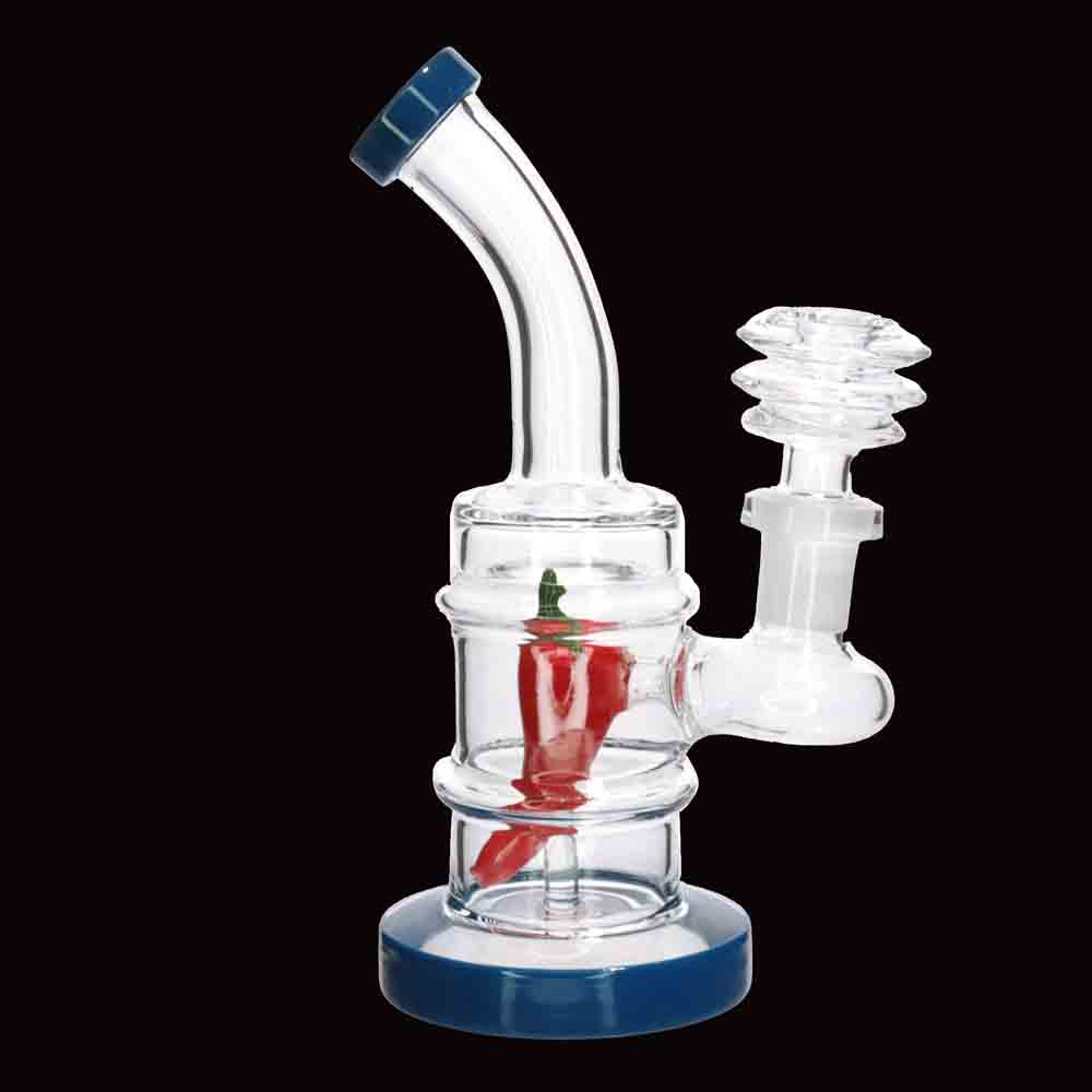 7" Recycler Rig with Chili Perc | Wholesale Bongs