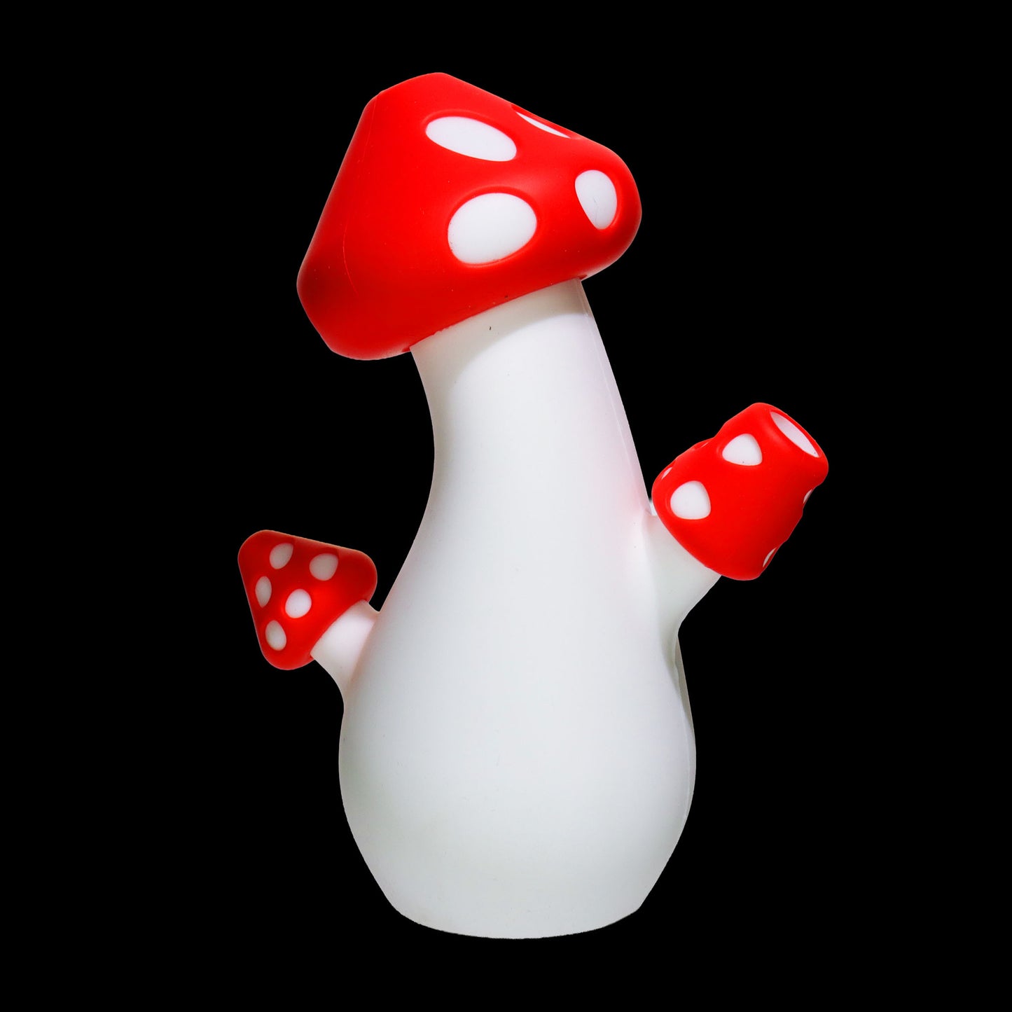 Mushroom-Shaped Silicone Water Pipe – Assorted Colors Wholesale
