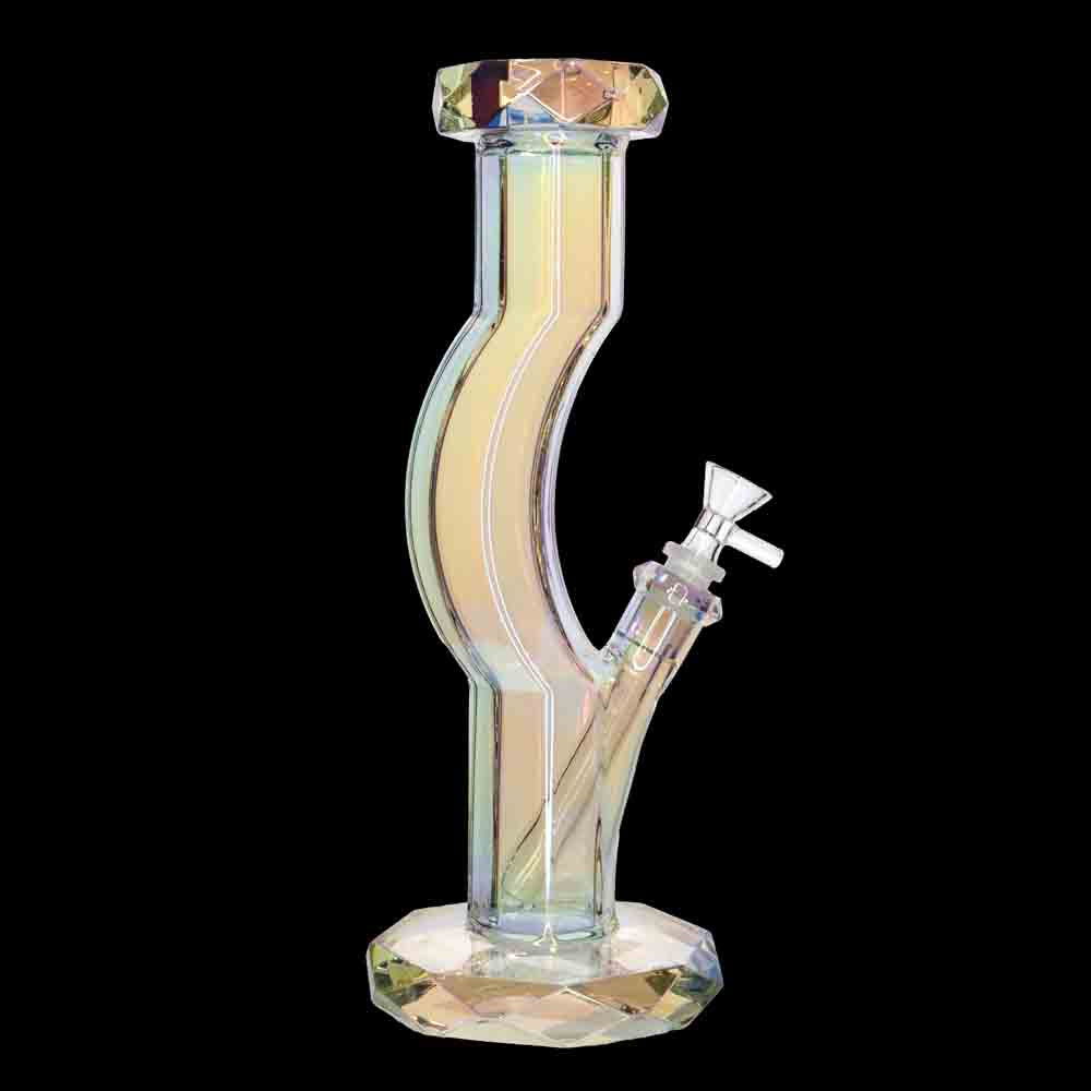14" Heavy Diamond Water Pipe | Wholesale Smoke Shop Best Seller Thick Glass