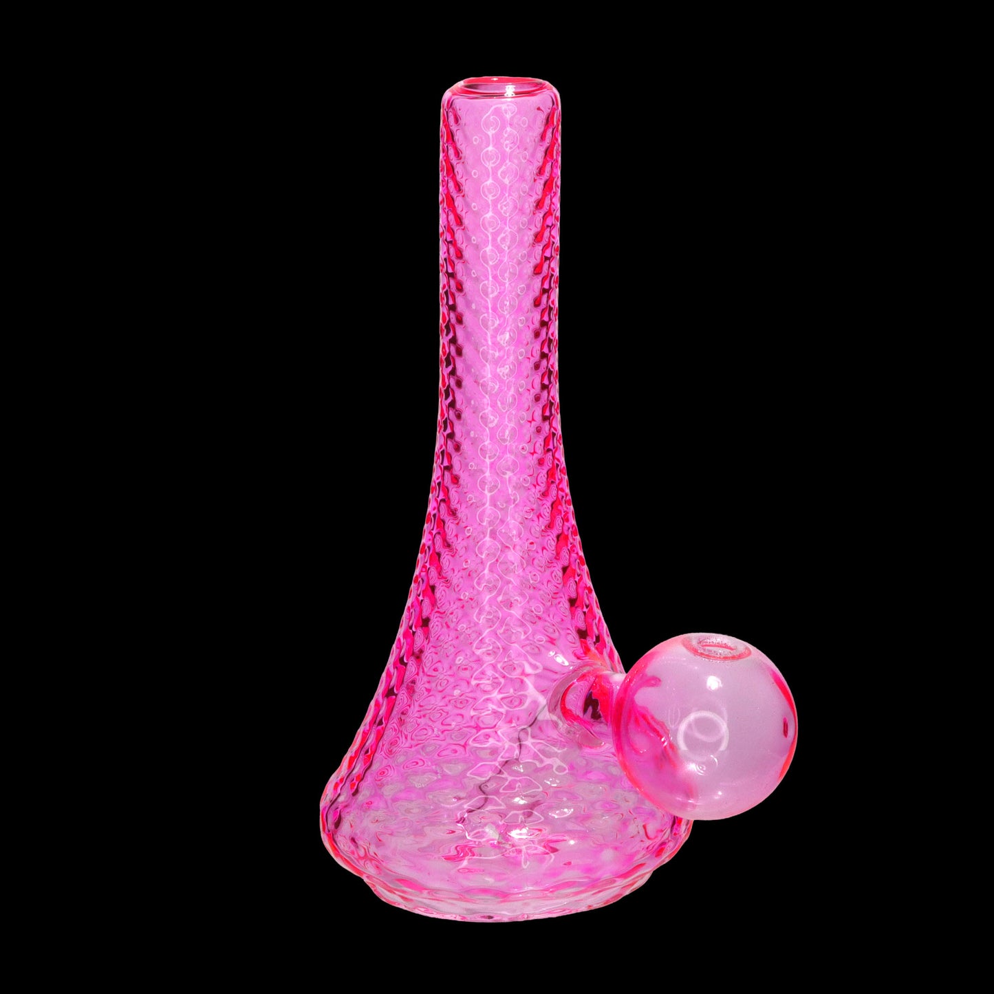 Textured Beaker Glass Oil Burner Pipe – Assorted Colors Wholesale