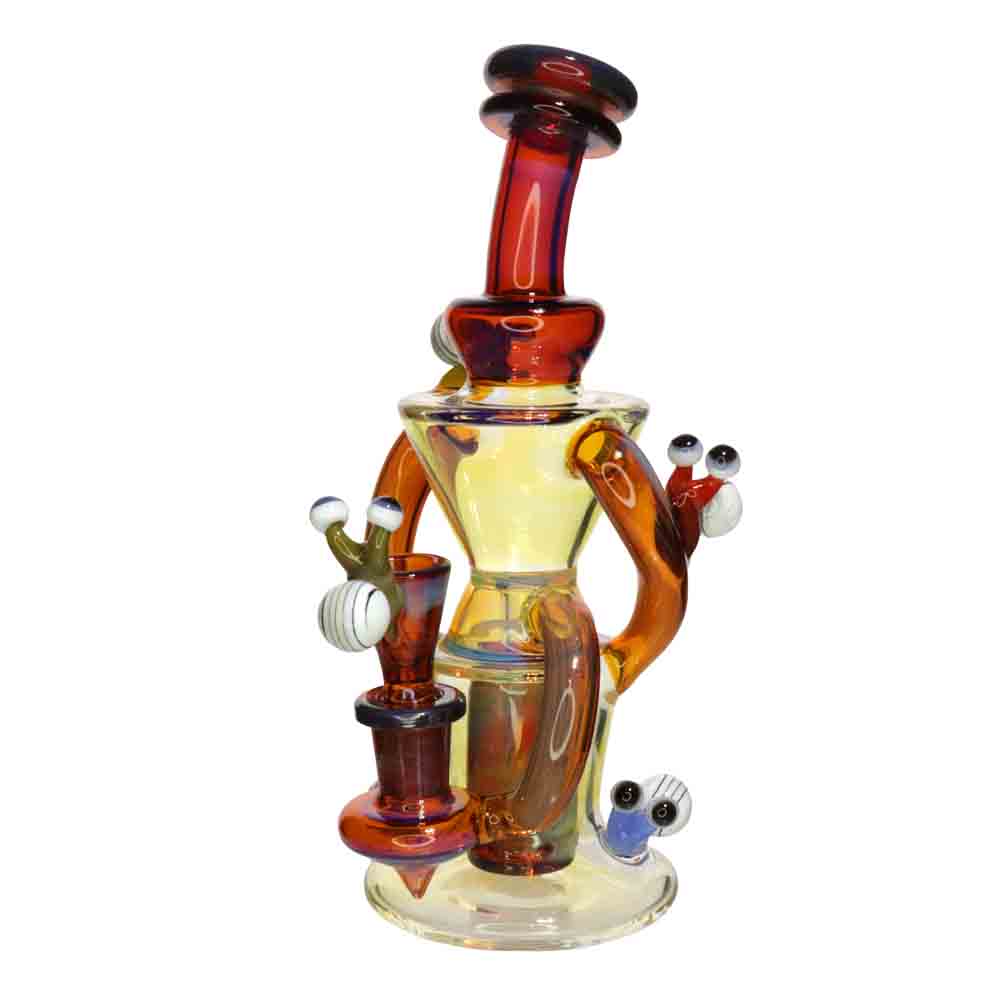 9" Snail Fancy Glass Water Pipe | Unique Artistic Design