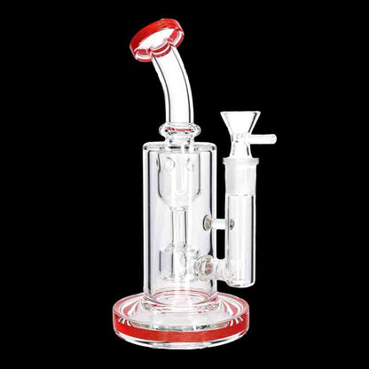 💎🔥 8” Percolator Bong – Compact Power w/ Smooth Filtration