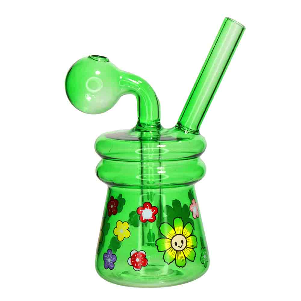 5" Cartoon Oil Burner Water Pipe – Assorted Colors & Designs | Wholesale
