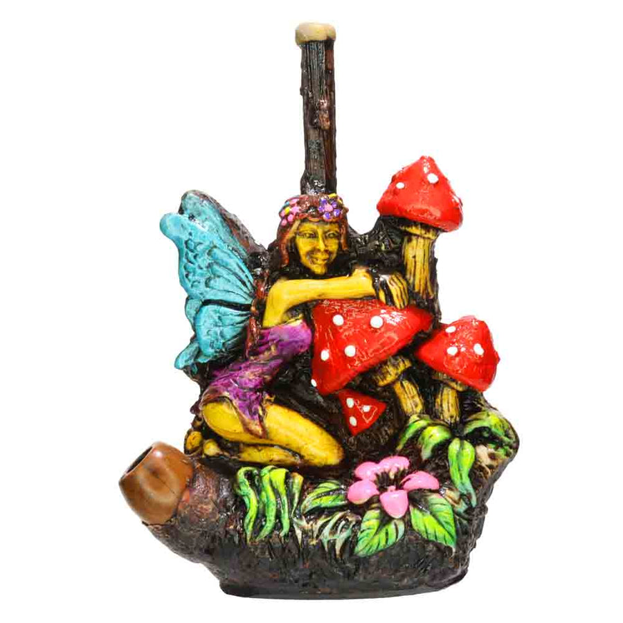 6 Inch Fairy Mushroom Design Bamboo Bong