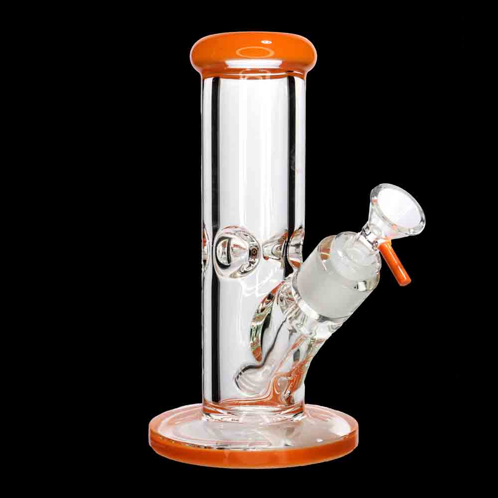 8 Inch 9mm USA Color Straight Bong Best Seller – Super Thick Glass | Wholesale Ashncloud (Copy)