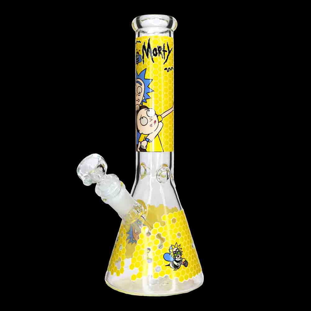 10” R & M Style Glass Beaker Bong – Best-Selling Water Pipe for Smoke Shops