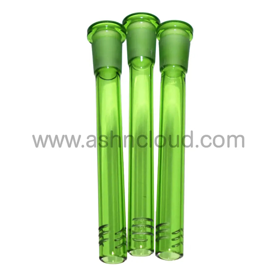 4.5 Inch Green Glass Downstem