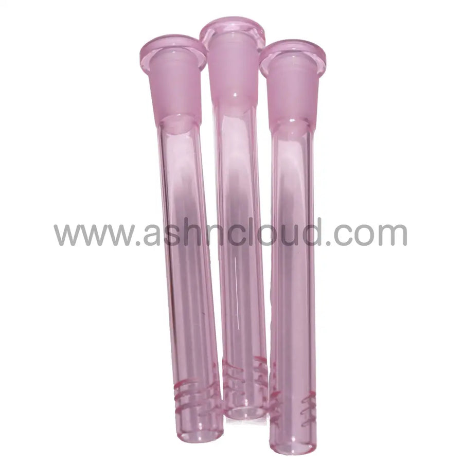 4.5 Inch Pink Glass Downstem