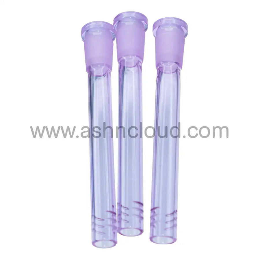 4.5 Inch Purple Glass Downstem
