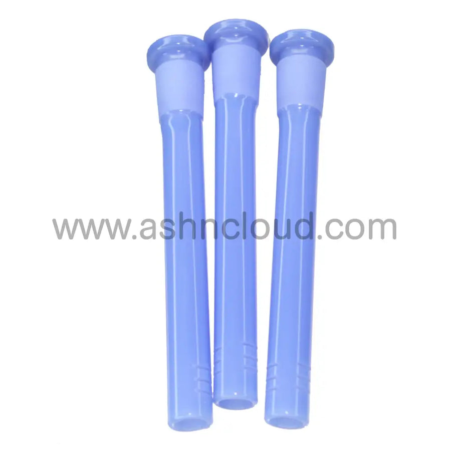 4.5 Inch Sky Blue Glass Downstem