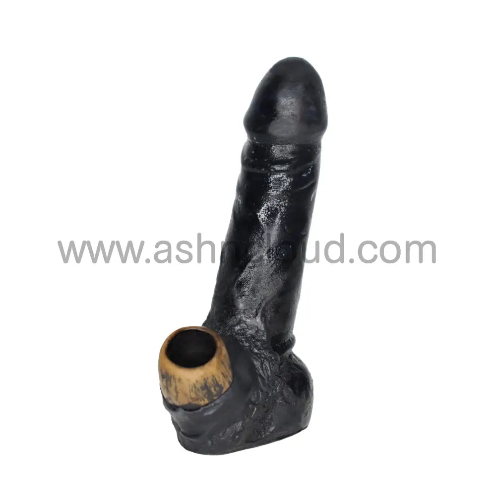 4 In - Black Dick Handmade Bong