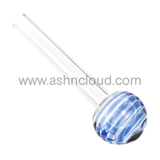 4 In - Blue Twisted Head Oil Burner Clear Body Simple