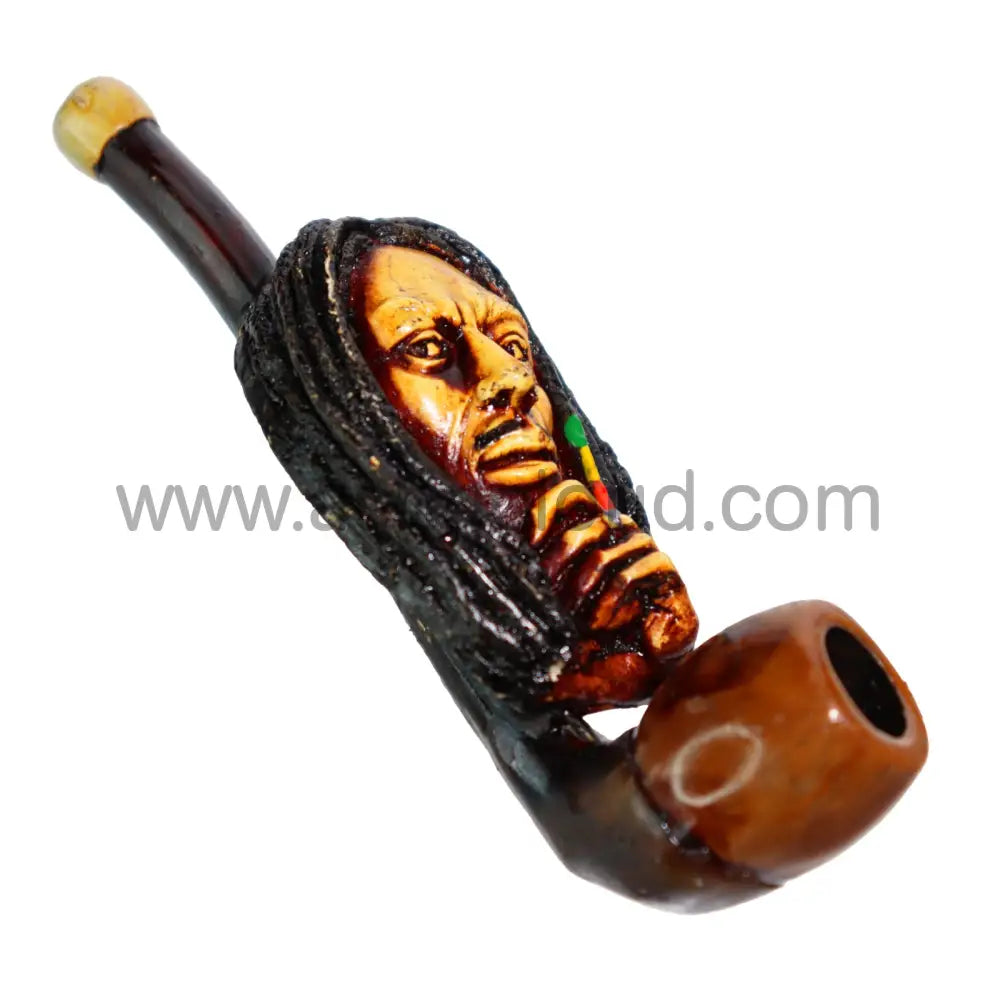 4 In - Bob Marley 2 Bamboo Hand Pipe