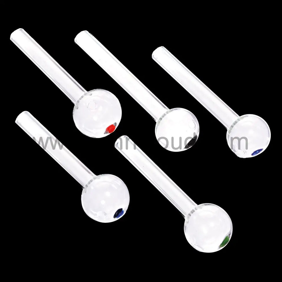 4 Inch Dot Heavy Glass Oil Burner