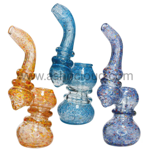 4 In - Confetti Implosion Color Glass Bubbler Mini