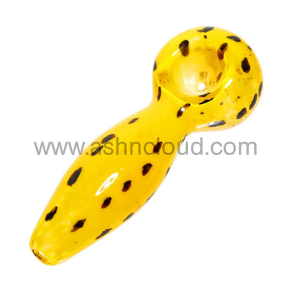 4 In - Fancy Doted Multicolor Hand Pipe Spoon