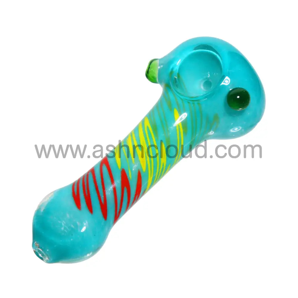 4 In - Fancy Mini Wig Wag Hand Pipe Spoon