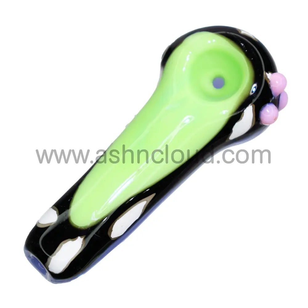 4 In - Fancy Multicolor Lightweight Mini Hand Pipe Spoon