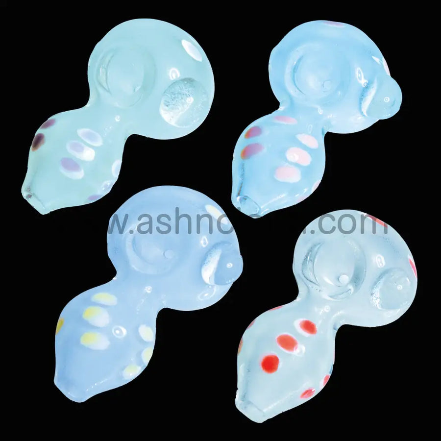 4 Inch Glow-in-the-Dark Mini Spoon Hand Pipe