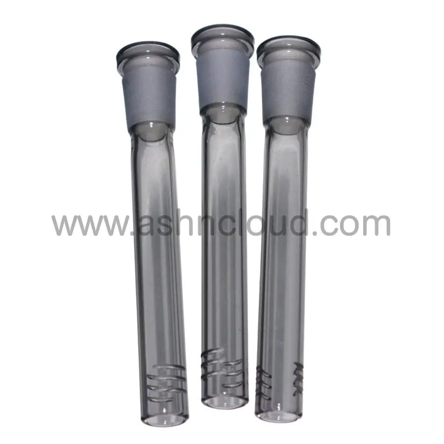 4 Inch Grey Glass Downstem