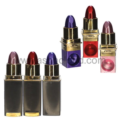 4 In - Lipstick Metal Smoking Pipe Simple